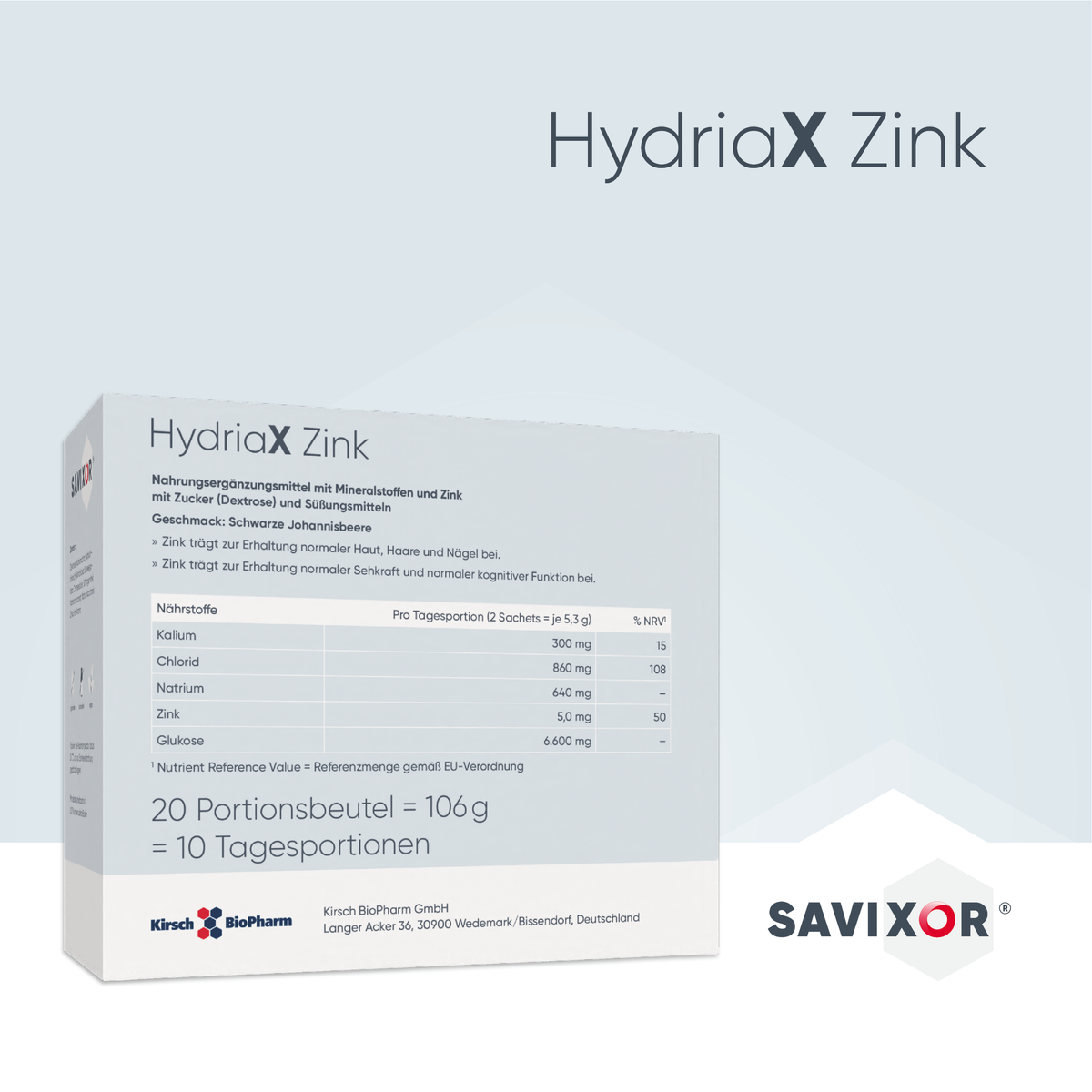 HydriaX Zink