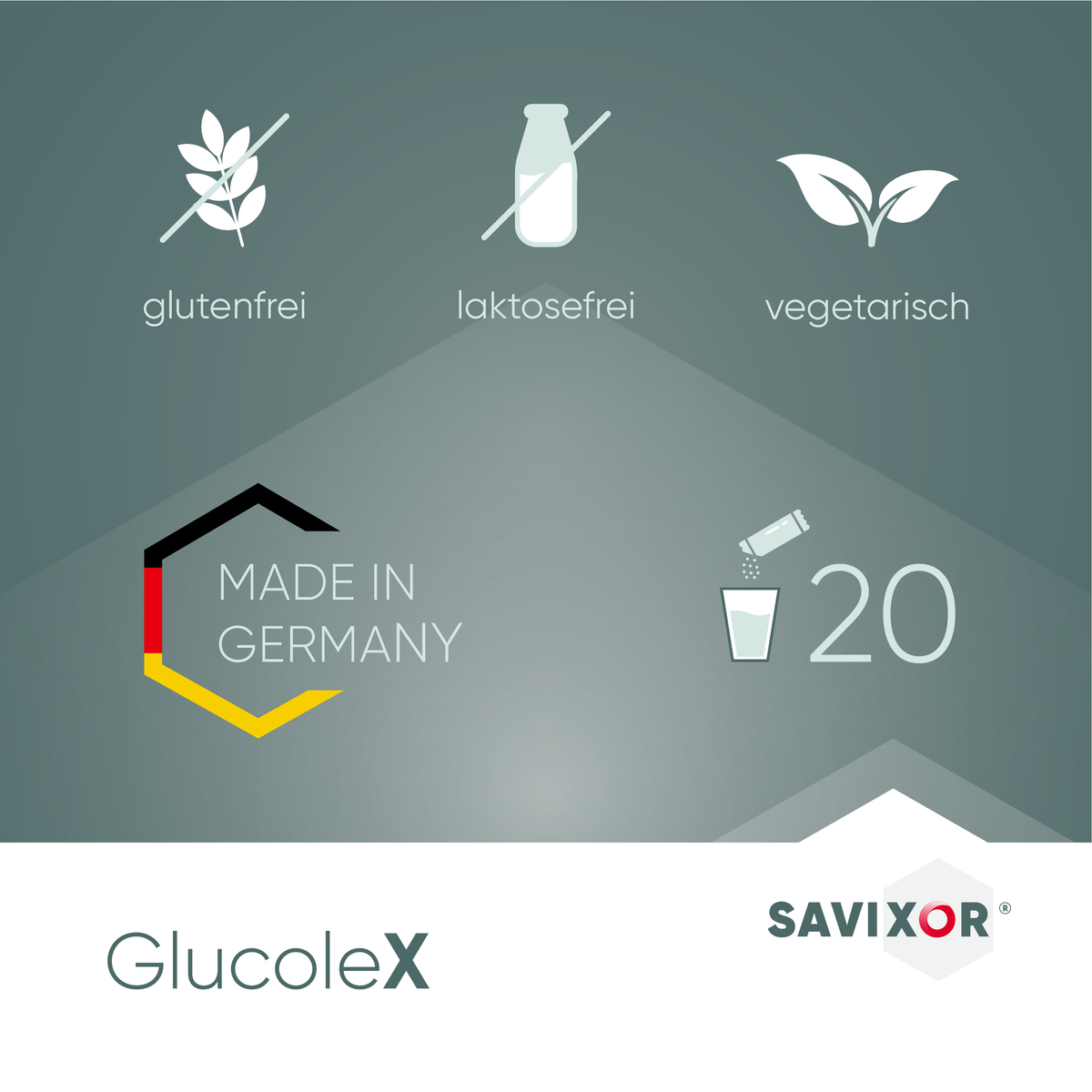 GlucoleX Beutel – Heidelbeer Geschmack, vegan, glutenfrei